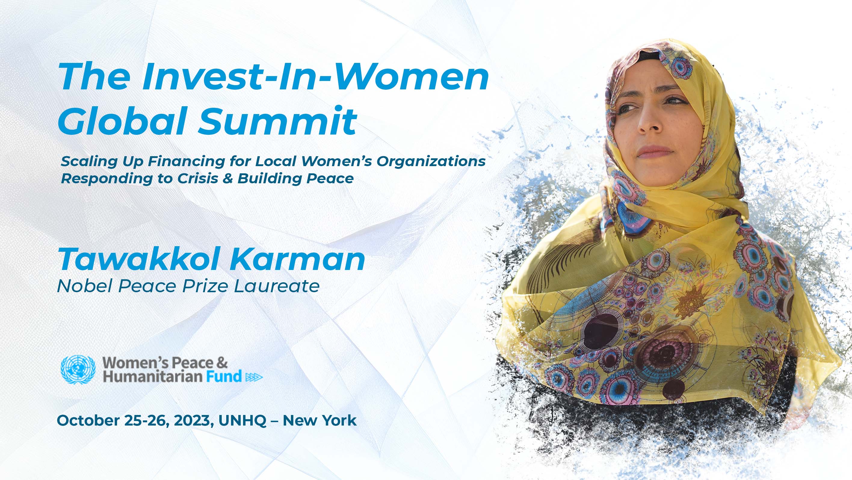 Nobel laureate Tawakkol Karman to join United Nations Global Summit on women's empowerment 